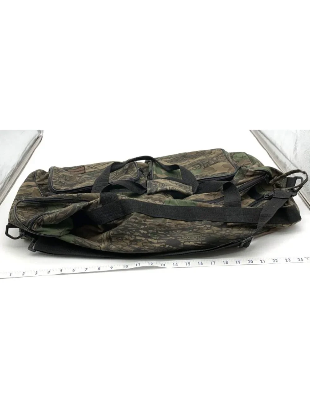 Conceal Camouflage Duffel Bag Adjustable Strap Multiple Pockets Trebark Pattern